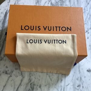 Louis Vuitton Shoe Box with dust bag